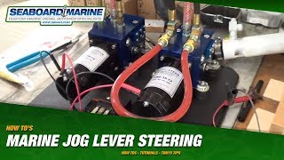 How Tos Setting up a Marine Jog Lever Steering System [upl. by Ahsin]