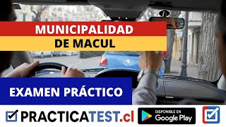 Examen práctico licencia clase b Macul  CONASET [upl. by Utir]