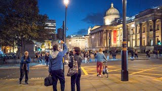 London Friday Night Walk  Waterloo to the West End Busy Streets [upl. by Atinaj593]