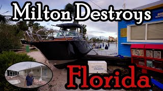 Some Homes Totally Devastated Hurricane Milton Slams the West Coast of Florida Alfred Montaner [upl. by Dijam]