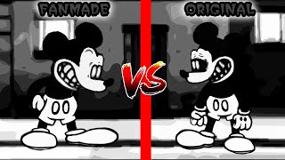 FNF Vs Mickey Mouse Mod  Really Happy Official VS Fanmade old vs new [upl. by Asyar]