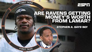 Lamar Jackson has to do better  Stephen A reacts to the Ravens loss to the Steelers  First Take [upl. by Saiasi686]