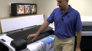 HP Designjet T790 and T1300 WalkAround [upl. by Emirej]