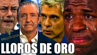 😂LOS MEJORES LLOROS DE LA CAVERNA😂 VINICIUS SIN BALÓN DE ORO LLOROS ÉPICOS DURANTE GALA ¡INCREÍBLE [upl. by Iverson]