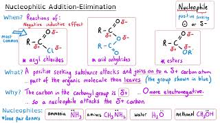 Acylation  Nucleophilic AdditionElimination  Carboxylic Acids  A level Chemistry [upl. by Freya]