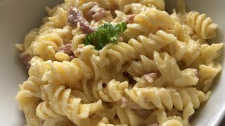 Recette Pâte à la Carbonara facile [upl. by Notrab]