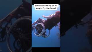 Real Footage of Stephen Hawking Going To The Island [upl. by Lehcnom]