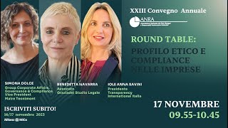 23° Convegno Annuale ANRA  Profilo etico e compliance nelle imprese [upl. by Adni297]