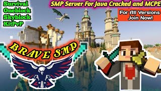 Minecraft Live  Public SMP server  BRAVE is Live  Join Now  HindiEnglish [upl. by Edmonds339]