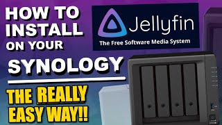 Synology NAS Jellyfin Installation  THE REALLY EASY WAY TO INSTALL IT [upl. by Efron]