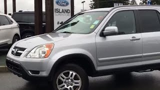 2004 Honda CRV EXL  Sunroof Review  Island Ford [upl. by Wendt167]