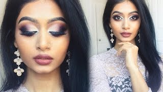 Dramatic Smokey Half Cut Crease Makeup  Lavish Krish [upl. by Sender]