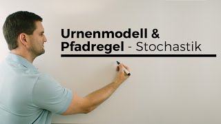 Urnenmodelle und Pfadregeln in der Stochastik Wahrscheinlichkeit  Mathe by Daniel Jung [upl. by Morganica]