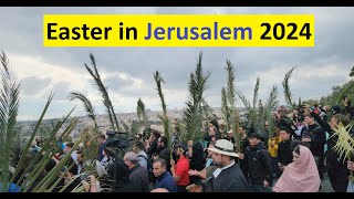 Celebrate Palm Sunday in Jerusalem in 2024 with a full tour following in the footsteps of Jesus [upl. by Ellegna]