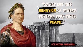 Octavian August Unveiling the Wisdom of Romes First Emperor Great Quotes [upl. by Eiggem]