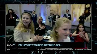 LIVE on NYSE TV Join us in celebrating BW LPG’s listing on NYSE NYSE BWLP [upl. by Busch]