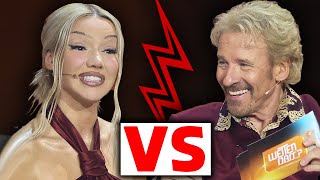 Shirin David ZERSTÖRT Thomas Gottschalk  Wetten Dass Analyse [upl. by Eladnyl]