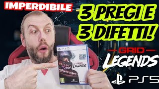 GRID LEGENDS PS5 3 PREGI E 3 DIFETTI 💥 UN GIOCO IMPERDIBILE 💯 [upl. by Knoll]