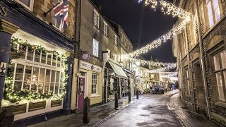 A Christmas Day Night Walk in the Capital of the Cotswolds  Cirencester [upl. by Leahicm]