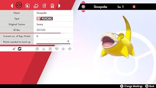 Shiny Slowpoke Galar  101721 [upl. by Nnaasil]