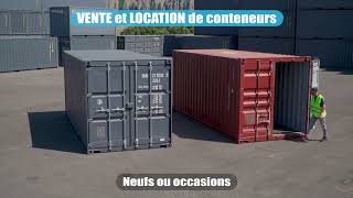 Location et Vente de Conteneurs 1er voyage ou occasions  RESOTAINER [upl. by Goetz]