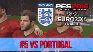 ENGELAND EK2016 CHALLENGE  5 VS PORTUGAL [upl. by Llenrev111]