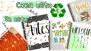 Haz LIBRETAS NUEVAS con LIBRETAS USADAS📒 DIY  Recicla  Regreso a clases✨ [upl. by Hepsiba]