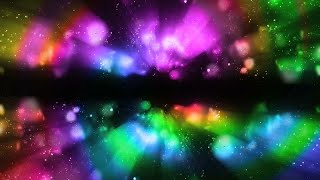 Bright Rainbow Flashing Lights Disco Screen Party [upl. by Dnalevelc504]