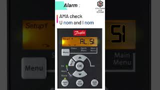 Danfoss VLT Micro drive FC 51 Warnings and Alarms Part 3 [upl. by Nanoc]