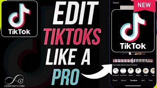 How to Edit a TikTok Video [upl. by Ailes]