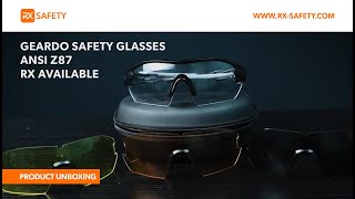 Geardo Safety Glasses  Unboxing  ANSI Z87  RX Safety [upl. by Mckay]