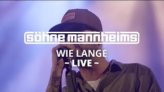 Söhne Mannheims  Wie lange  Live Snippet [upl. by Nnylsia]