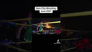 GCW 2021 Monroe Vs Paul sportsentertainment professionalwrestling wrestling prowrestling [upl. by Aicenad116]