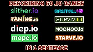 50 io Games Described in 1 Sentence [upl. by Delanos255]