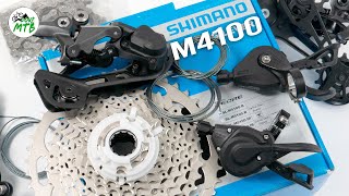 Before Shimano CUES Budget MTB  eBike Deore M4100 vs M5100 Drivetrain 10 and 11 Speed [upl. by Arihsay697]