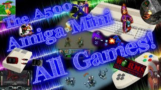 Amiga Mini ALL Games The A500 Alle Spiele im Schnelldurchgang [upl. by Aicemed883]