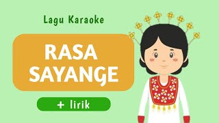 Rasa Sayange Karaoke dengan lirik [upl. by Areikahs]