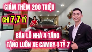 🔥Bán Lỗ Nhà 4 Tầng Tặng luôn xe Camry Thái 17 Tỷ  vị trí đẹp gần Biển giá hời [upl. by Stephie]