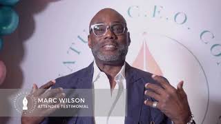 Testimonials TSCEO2024 Attendee  Marc Wilson [upl. by Brotherson660]