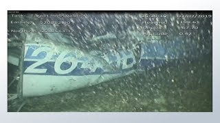 Emiliano Sala underwater plane footage shows body now confirmed as Sala in the wreckage [upl. by Berey]