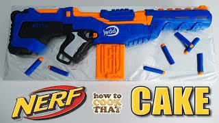 How to make a Nerf Gun cake [upl. by Ennairb195]