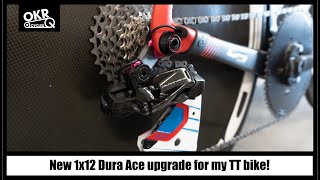 New 1x12 Dura Ace upgrade for my TT bike [upl. by Juliet485]