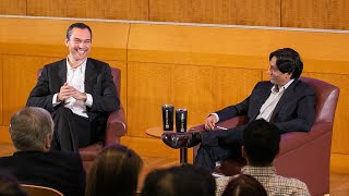 Digital Leaders Airbnb CoFounder Nathan Blecharczyk chats with Professor Arun Sundararajan [upl. by Ynattyrb]