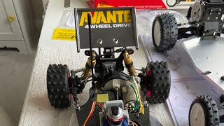 Tamiya Avante Black Special running video [upl. by Yllah]