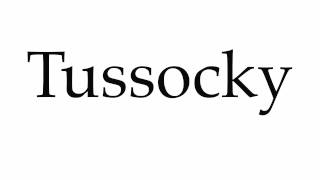 How to Pronounce Tussocky [upl. by Gardas]