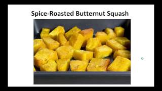 Paleo Dinner Recipes  Spice Roasted Butternut Squash By A Former Diabetic [upl. by Aniroz]