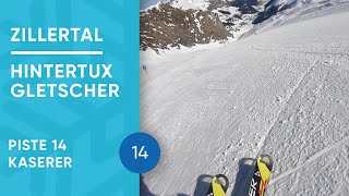 Hintertuxer Gletscher  Piste 14  Kaserer [upl. by Clower]