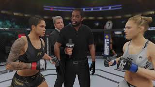 UFC 4  Ronda Rousey vs Amanda Nunes  BW Championship Fight  Legendary Difficulty [upl. by Ecirtaed]