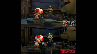 Luigis Mansion 2 HD Luigi and Toad Ride Coffin Elevator 3DS Vs Switch [upl. by Atterol]