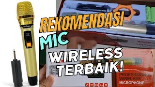 Review Microphone Wireless Suara Jernih Harga Murah Kualitas Terbaik Advance MIC101 PRO review [upl. by Rudie413]